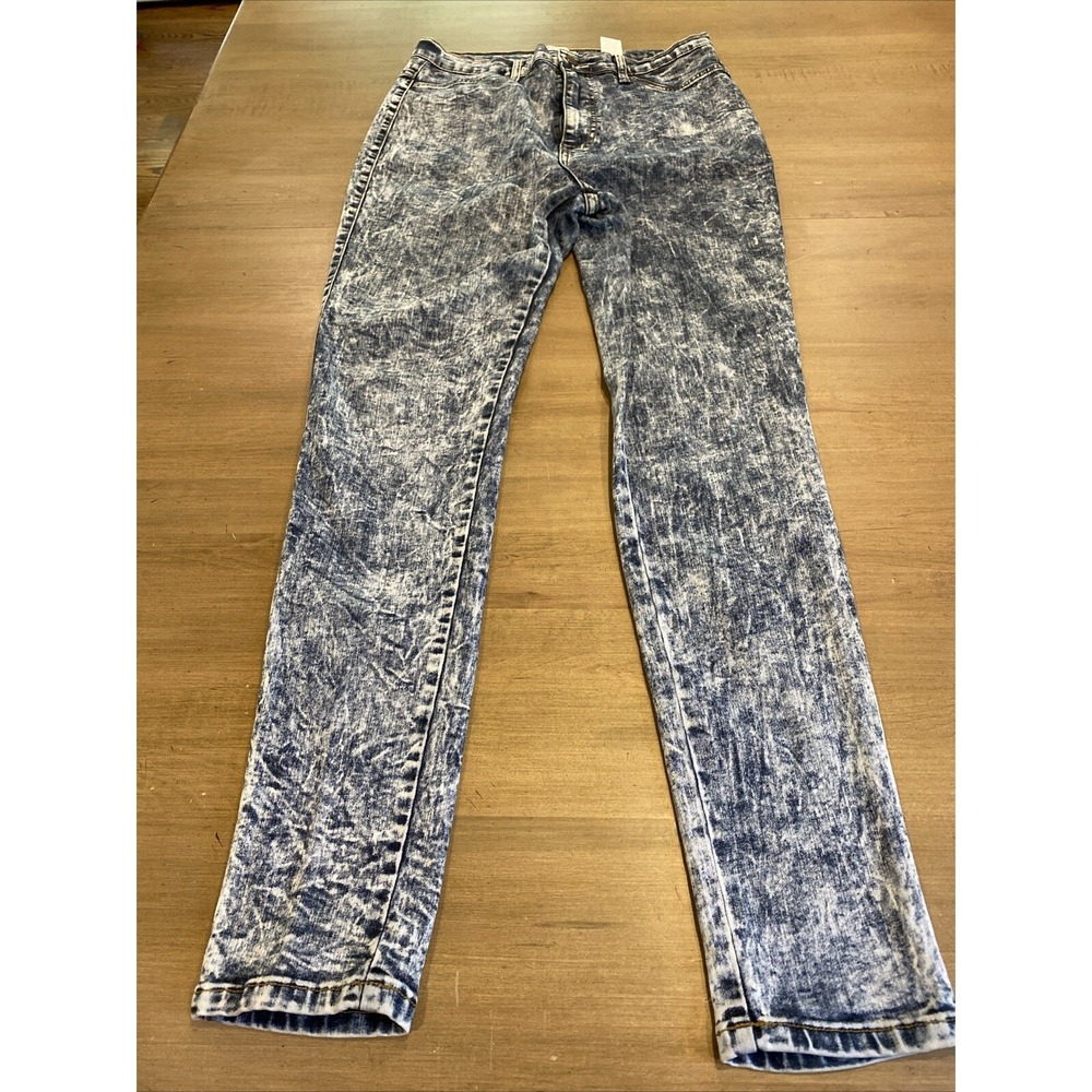 Vibrant MIU Jeans Women's Size 15 Made In USA Stonewash Skinny